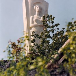 Statue der heiligen Barbara